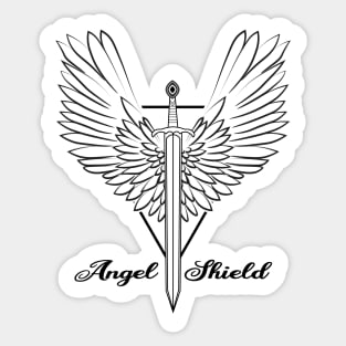 Angel Shield/Protector of the Garden Sticker